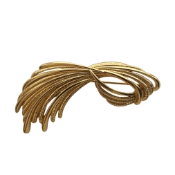 Monet винтажная текстурная брошь оригинальная