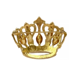 KJL for Avon винтажная брошь корона с кристаллами