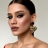 Avon редкие винтажные серьги сердца с красным люцитом 1993 год