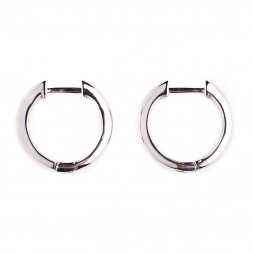 Серебряные серьги кольца для съемных подвесок Mini Silver