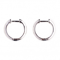 Серебряные серьги кольца для съемных подвесок Mini Silver
