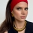 Givenchy винтажные клипсы с красным кабошоном подиумная версия