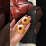 Givenchy винтажные клипсы с красным кабошоном подиумная версия