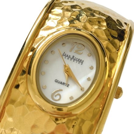 Joan Rivers винтажные часы браслет новые в золотом цвете