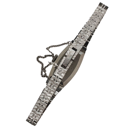 Seiko винтажные наручные часы женские механические серебристые