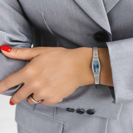 Seiko винтажные наручные часы женские механические серебристые