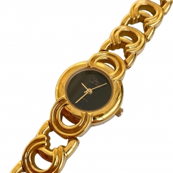 Oscar de la Renta винтажные часы с ажурным браслетом