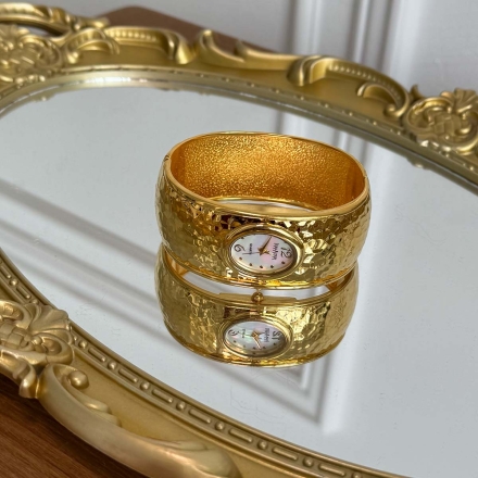 Joan Rivers винтажные позолоченные часы-браслет