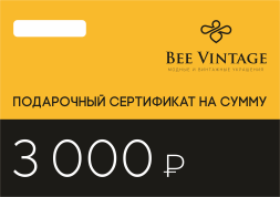 Подарочный сертификат на 3000 рублей