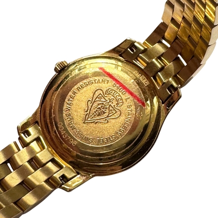 Gucci 5400l винтажные женские часы с черным циферблатом