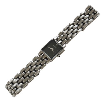 Seiko японские винтажные женские часы с серебристым браслетом