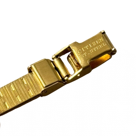 Citizen винтажные часы женские элегантные позолоченные